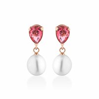 Orecchini Lelune Donna LELUNE GLAMOUR in Argento Perla LGEA560.1